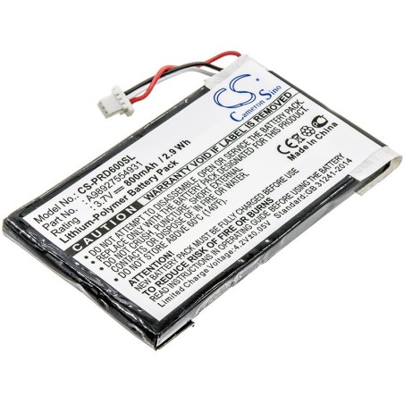 Batterie pour Sony PRS-600 (800 mAh/2.96 Wh, 3.7 V)