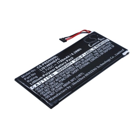 Batterie pour Sony LIS1460HEPC (1700 mAh/6.29 Wh, 3.7 V)