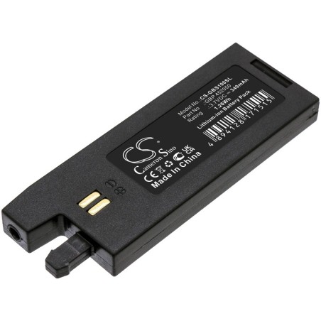 Batterie pour Gibson Min-ETune-System Automatic Tuning System (340 mAh/1.26 Wh, 3.7 V)