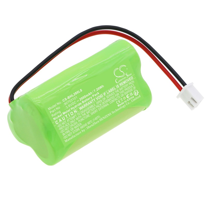 Batterie pour Pansan 90703801 (2000 mAh/7.2 Wh, 3.6 V)