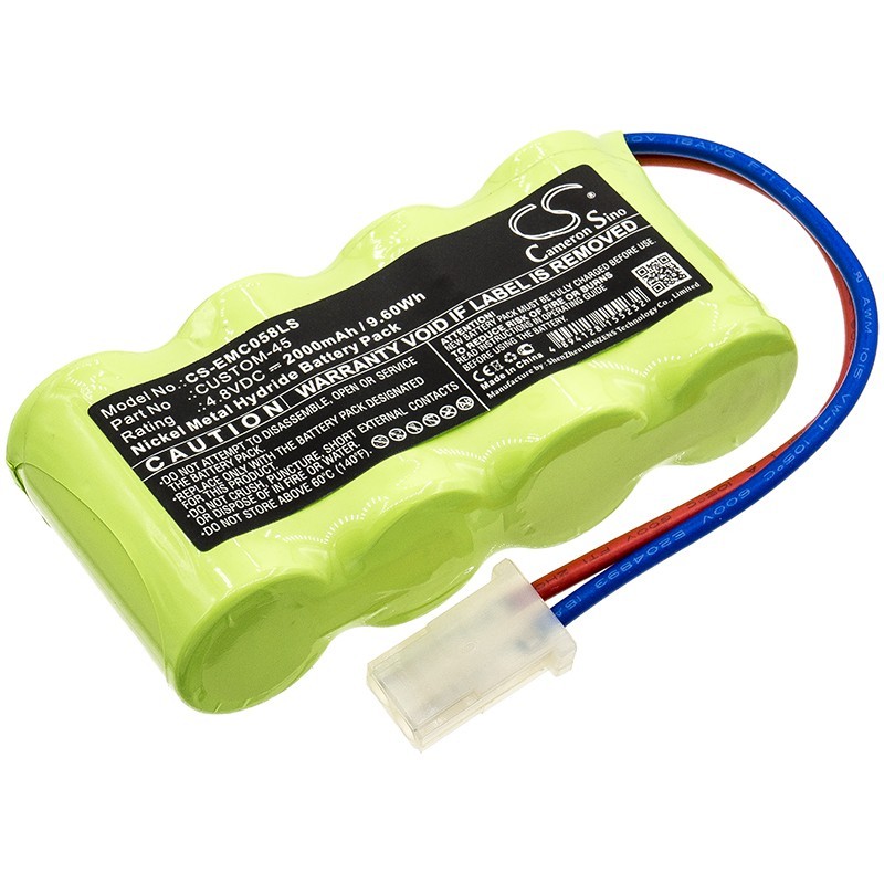 Batterie pour Lithonia 5YB73 (2000 mAh/9.6 Wh, 4.8 V)