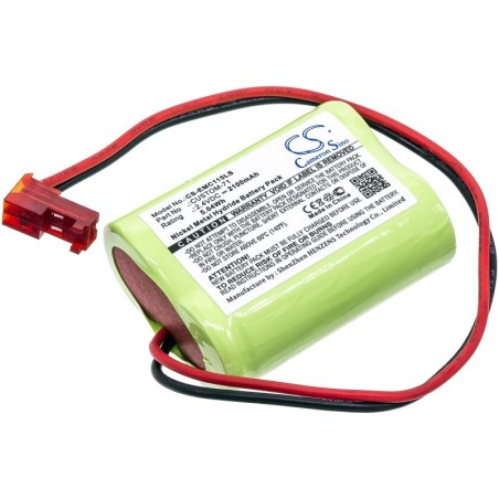 Batterie pour Interstate NIC1158 (2100 mAh/5.04 Wh, 2.4 V)