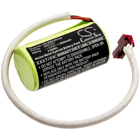 Batterie pour Lithonia ELB0320 (3000 mAh/3.6 Wh, 1.2 V)