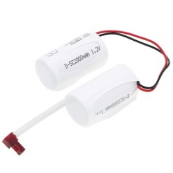 Batterie pour Lithonia 2PFV8 (2000 mAh/4.8 Wh, 2.4 V)