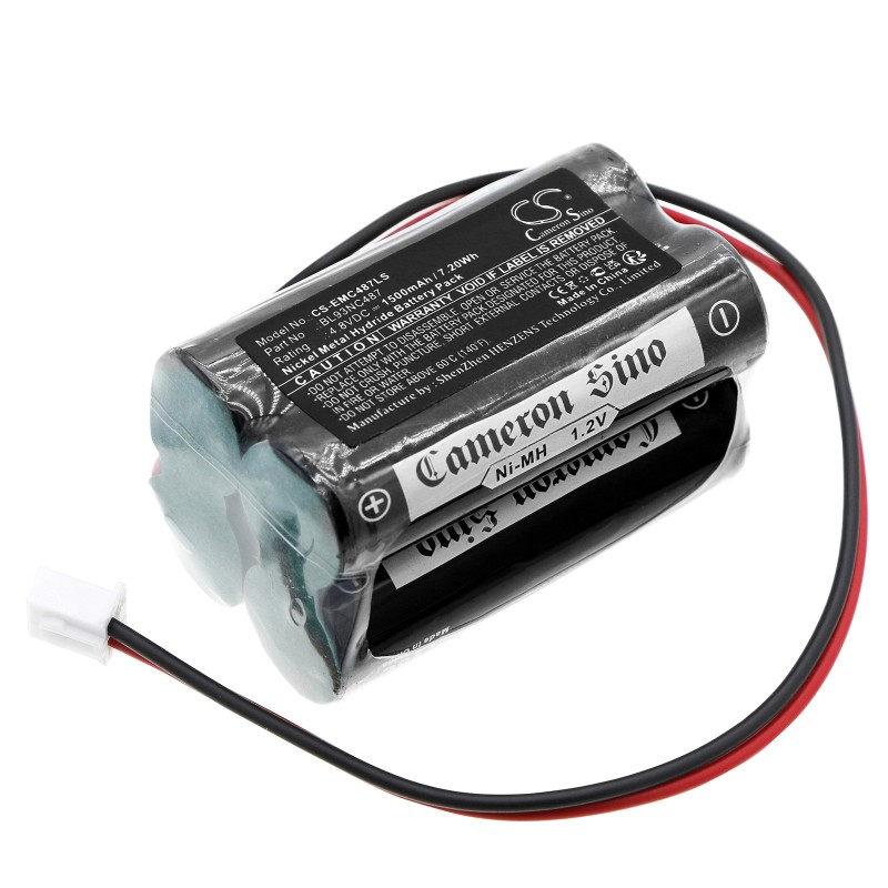 Batterie pour Exit Light Co LEDRBB-ST (1500 mAh/7.2 Wh, 4.8 V)