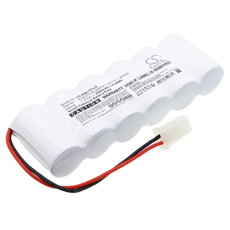 Batterie pour Lithonia 4PH22 (2000 mAh/14.4 Wh, 7.2 V)