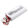 Batterie pour Eaton CEAG lamp (2000 mAh/9.6 Wh, 4.8 V)