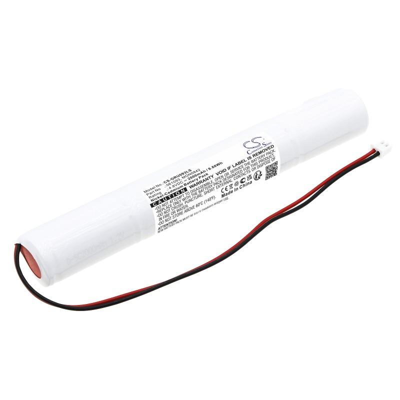 Batterie pour Legrand 061093 (2000 mAh/9.6 Wh, 4.8 V)