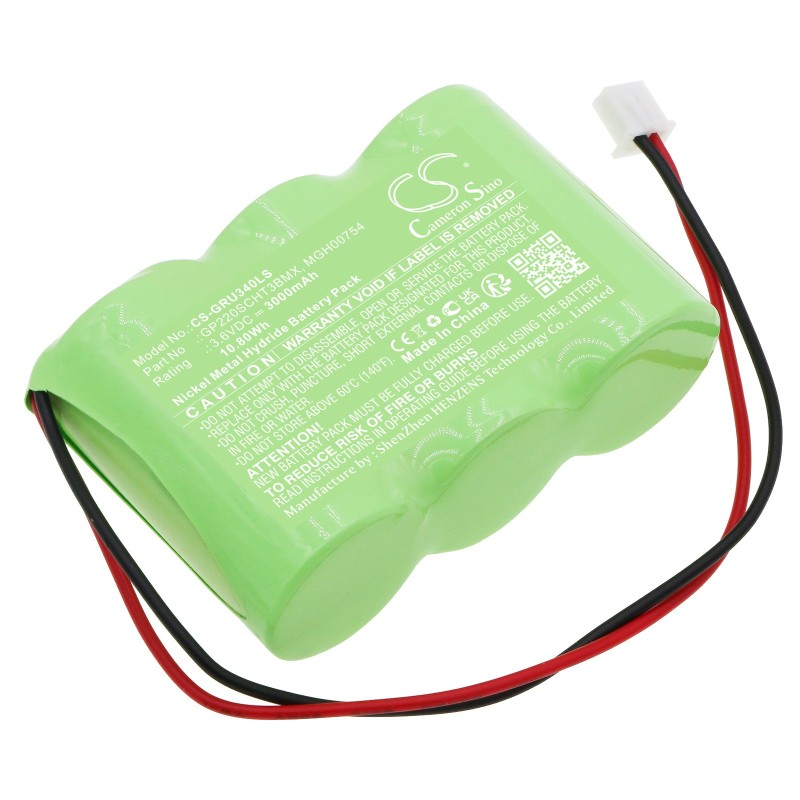 Batterie pour Legrand ECO2 (3000 mAh/10.8 Wh, 3.6 V)