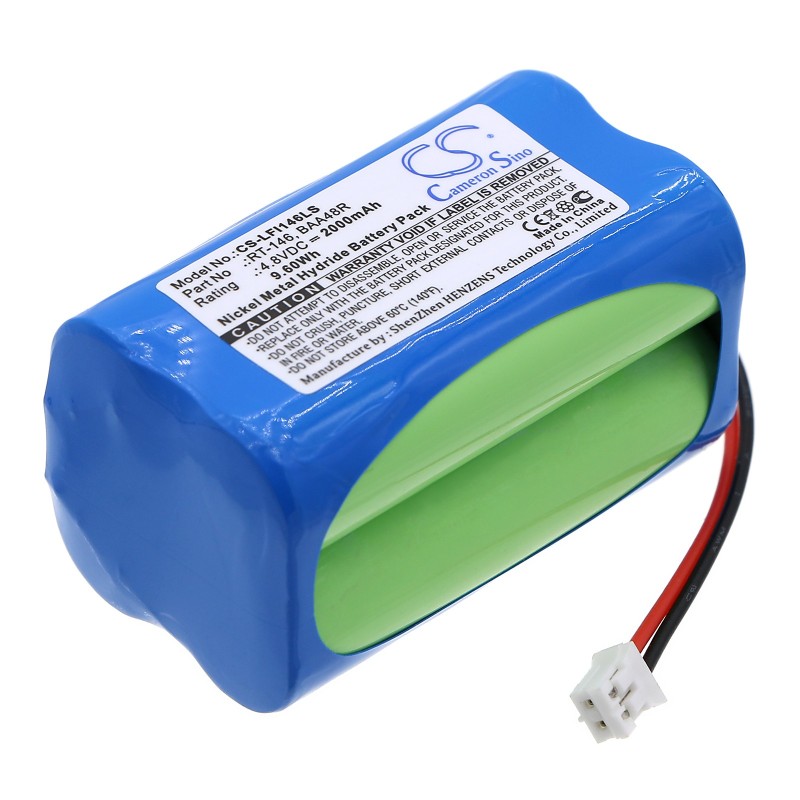Batterie pour LFI Exit Light Co BAA-48R (2000 mAh/9.6 Wh, 4.8 V)