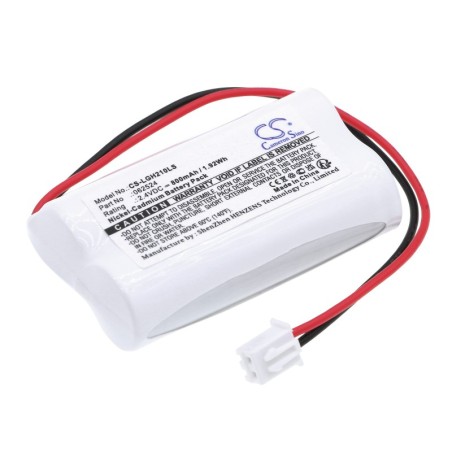 Batterie pour Legrand BAEH (800 mAh/1.92 Wh, 2.4 V)