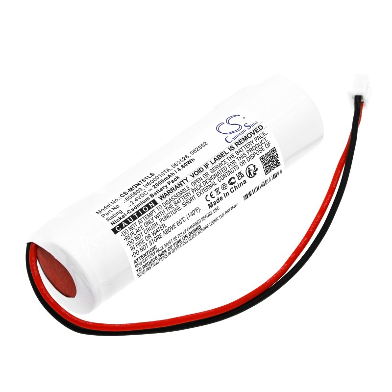 Batterie pour BAEH 062526 (2000 mAh/4.8 Wh, 2.4 V)