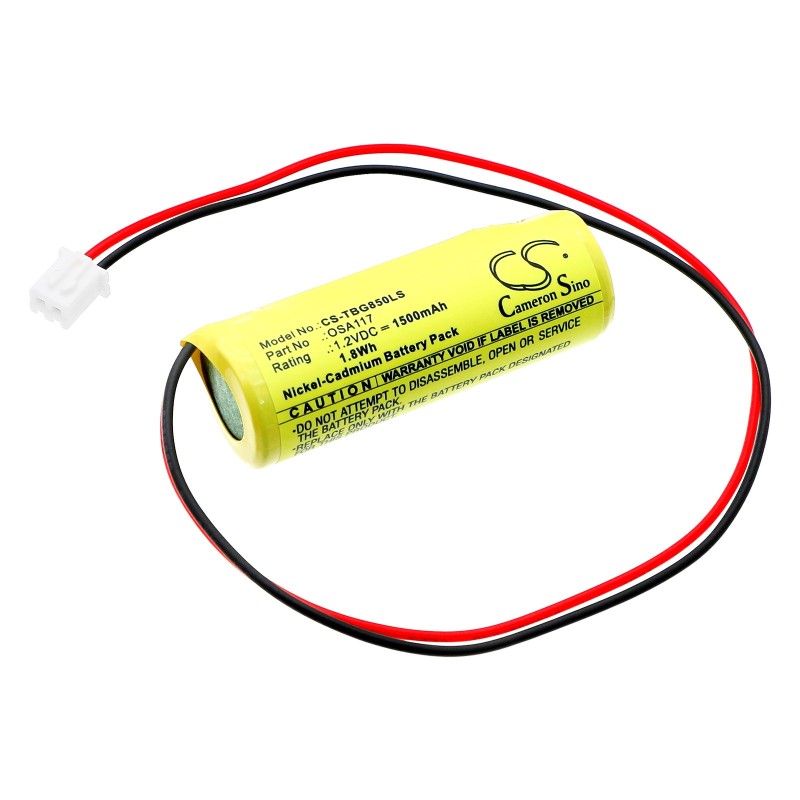 Batterie pour T&B CUSTOM-85 (1500 mAh/1.8 Wh, 1.2 V)