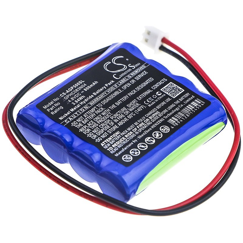 Batterie pour Algol GPHC083N04 (800 mAh/3.84 Wh, 4.8 V)