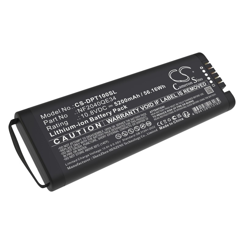 Batterie pour Olympus U876005B (5200 mAh/56.16 Wh, 10.8 V)