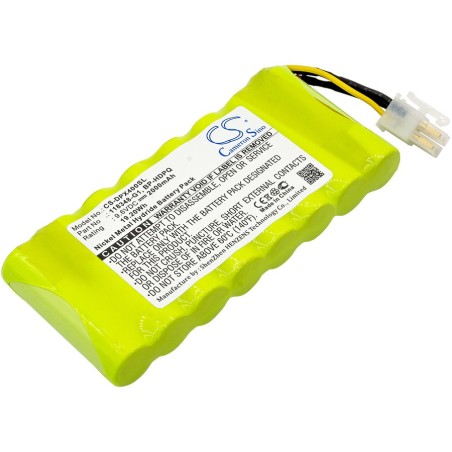 Batterie pour Dranetz HDPQ-Visa (2000 mAh/19.2 Wh, 9.6 V)