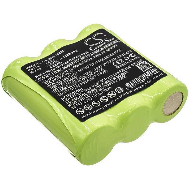 Batterie pour Deviser DS2002H (2500 mAh/9 Wh, 3.6 V)