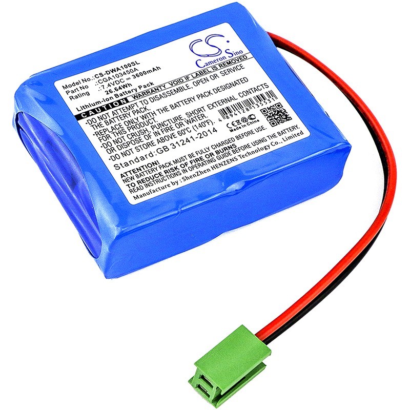 Batterie pour Wheel Alignment system E-1080 (3600 mAh/26.64 Wh, 7.4 V)