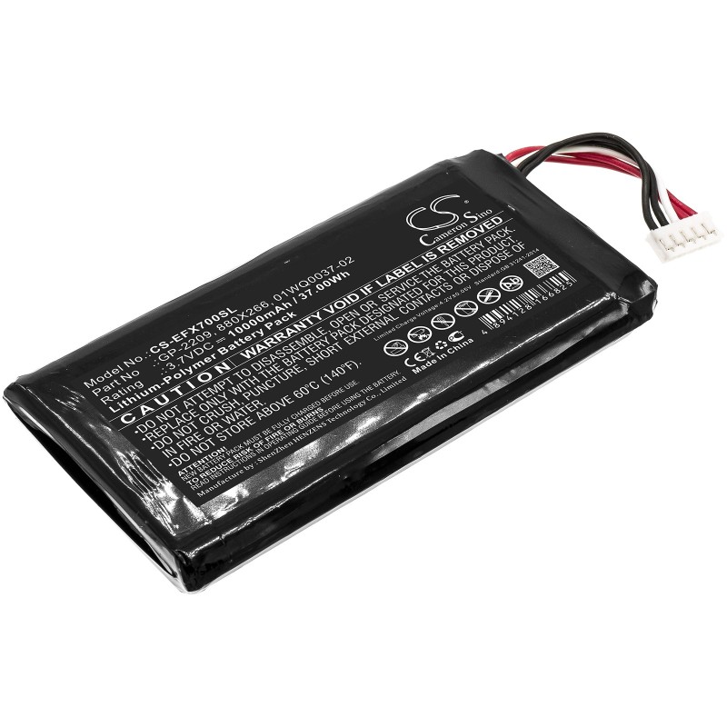 Batterie pour EXFO MAX-700 (10000 mAh/37 Wh, 3.7 V)