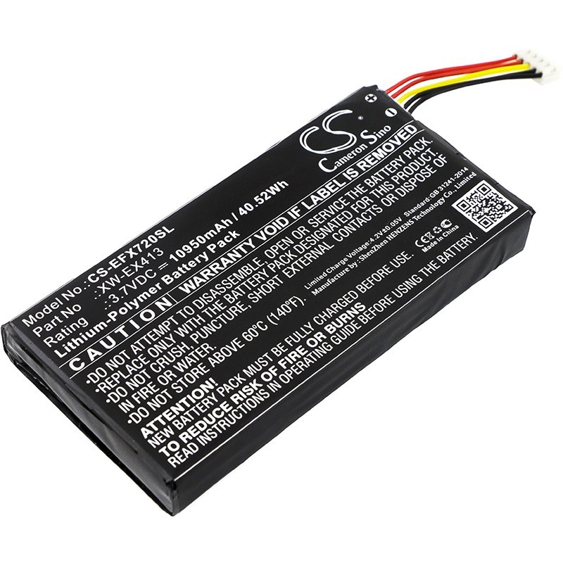 Batterie pour EXFO MAX-710B (10950 mAh/40.52 Wh, 3.7 V)