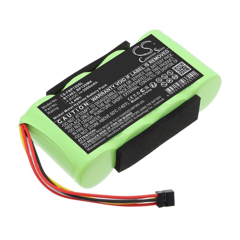 Batterie pour Fluke Quality Analyzer 43B (3000 mAh/14.4 Wh, 4.8 V)