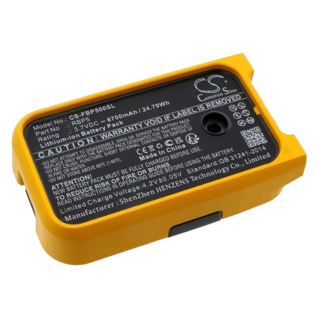 Batterie pour Fluke 5023322 (6700 mAh/24.79 Wh, 3.7 V)