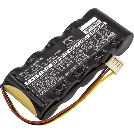 Batterie pour GE 200-081 (3000 mAh/18 Wh, 6 V)