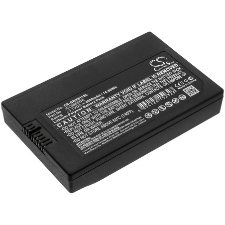 Batterie pour GE DPI 612 Flex (4000 mAh/14.8 Wh, 3.7 V)