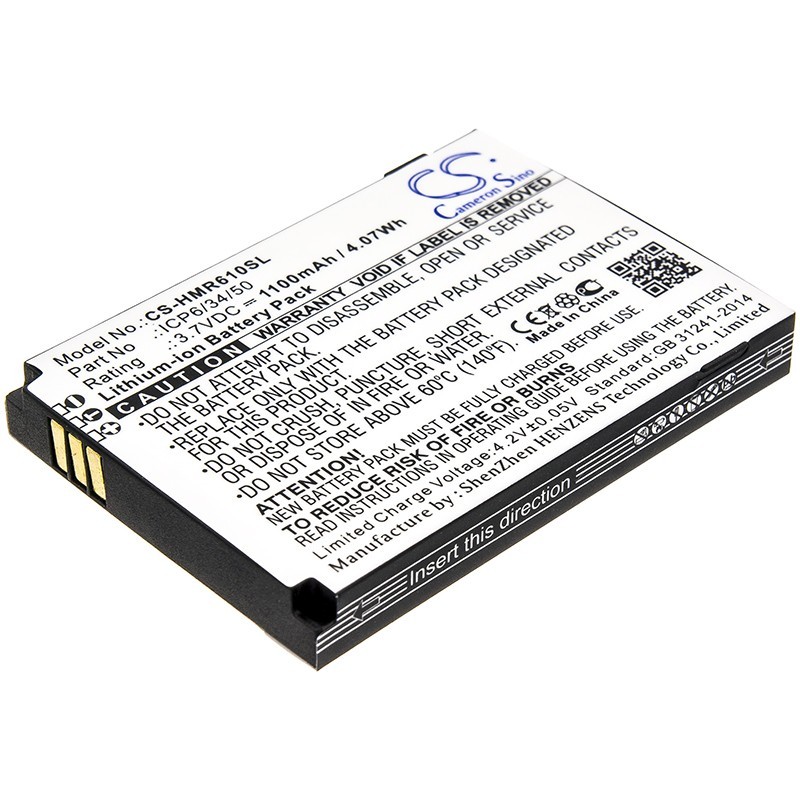 Batterie pour HumanWare SmartView Versa+ (1100 mAh/4.07 Wh, 3.7 V)