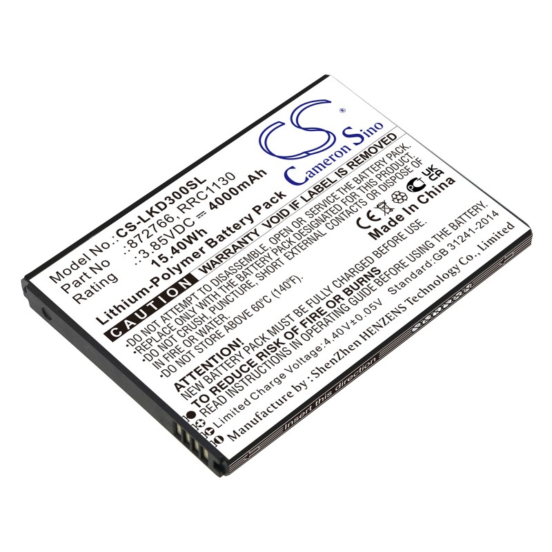 Batterie pour Lowenstein Scala (4000 mAh/15.4 Wh, 3.85 V)