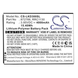 Batterie pour Lowenstein Scala (4000 mAh/15.4 Wh, 3.85 V)
