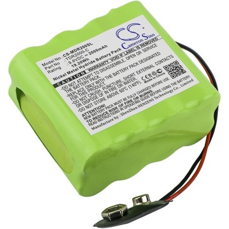 Batterie pour Megger TDR2000-C (2000 mAh/19.2 Wh, 9.6 V)