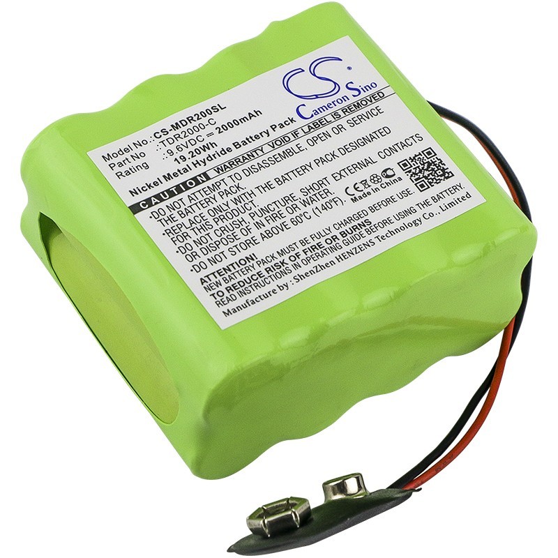 Batterie pour Megger Time Domain reflectometer Megger (2000 mAh/19.2 Wh, 9.6 V)