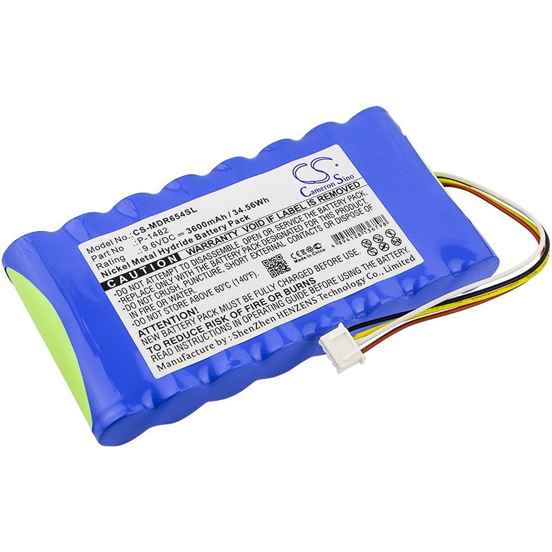 Batterie pour Megger CA 6543 (3600 mAh/34.56 Wh, 9.6 V)