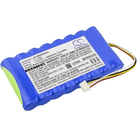 Batterie pour Megger CA 6543 (3600 mAh/34.56 Wh, 9.6 V)