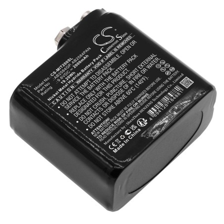 Batterie pour Megger AB2584PAN (2000 mAh/19.2 Wh, 9.6 V)