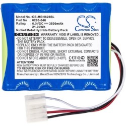 Batterie pour Monarch Nova Strobe VBX (3500 mAh/21 Wh, 6 V)