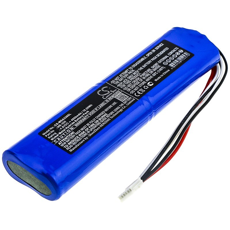 Batterie pour Micronix MSA338 (4000 mAh/19.2 Wh, 4.8 V)