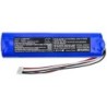 Batterie pour Micronix MSA338 (4000 mAh/19.2 Wh, 4.8 V)