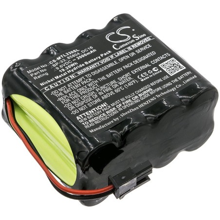 Batterie pour Martel BP-33 (2000 mAh/19.2 Wh, 9.6 V)
