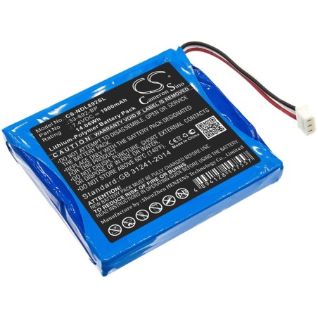 Batterie pour Ideal 33-892 (1900 mAh/14.06 Wh, 7.4 V)
