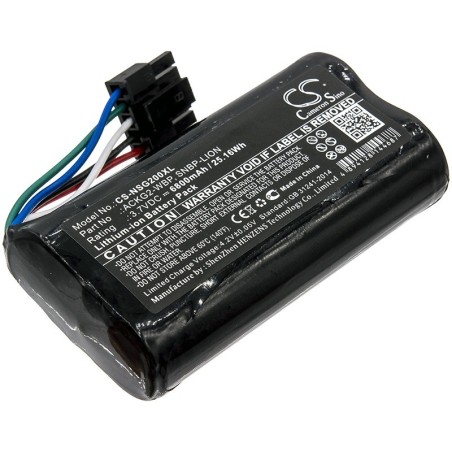 Batterie pour NetScout LinkRunner G2 (6800 mAh/25.16 Wh, 3.7 V)