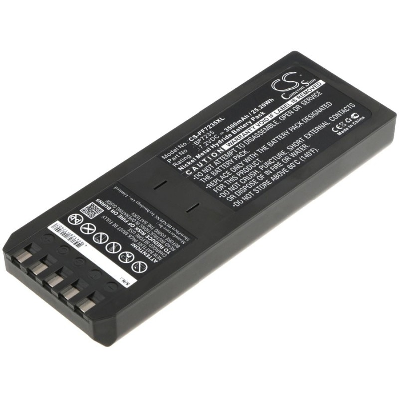 Batterie pour Fluke Impulse 7000DP (3500 mAh/25.2 Wh, 7.2 V)