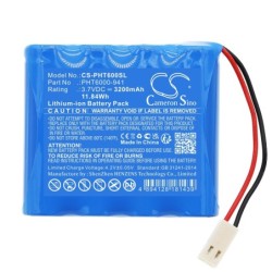 Batterie pour Phase PHT6000 (3200 mAh/11.84 Wh, 3.7 V)