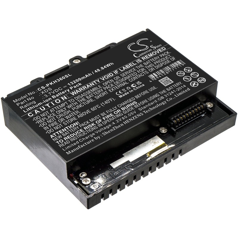 Batterie pour Peaktech 1360 (13200 mAh/48.84 Wh, 3.7 V)