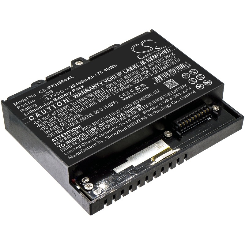 Batterie pour Peaktech 1360 (20400 mAh/75.48 Wh, 3.7 V)