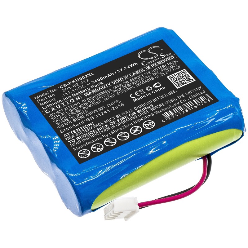 Batterie pour Peaktech P9021 (3400 mAh/37.74 Wh, 11.1 V)