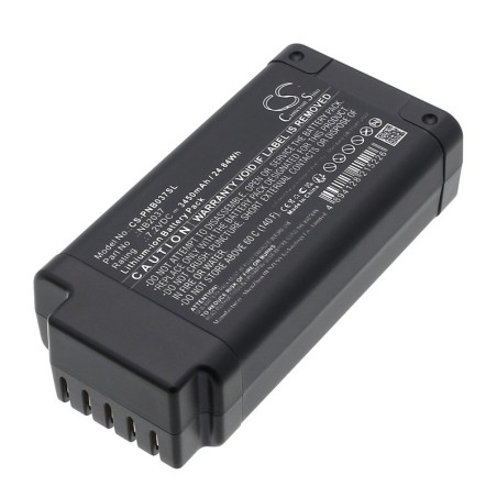 Batterie pour Olympus NB2037CD (3450 mAh/24.84 Wh, 7.2 V)