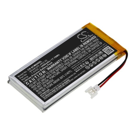 Batterie pour Sonel CMM-60 Multimeter (2400 mAh/17.76 Wh, 7.4 V)