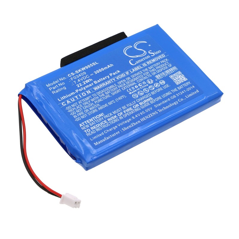 Batterie pour Satlink ws-6906 only SE Version (3000 mAh/22.2 Wh, 7.4 V)
